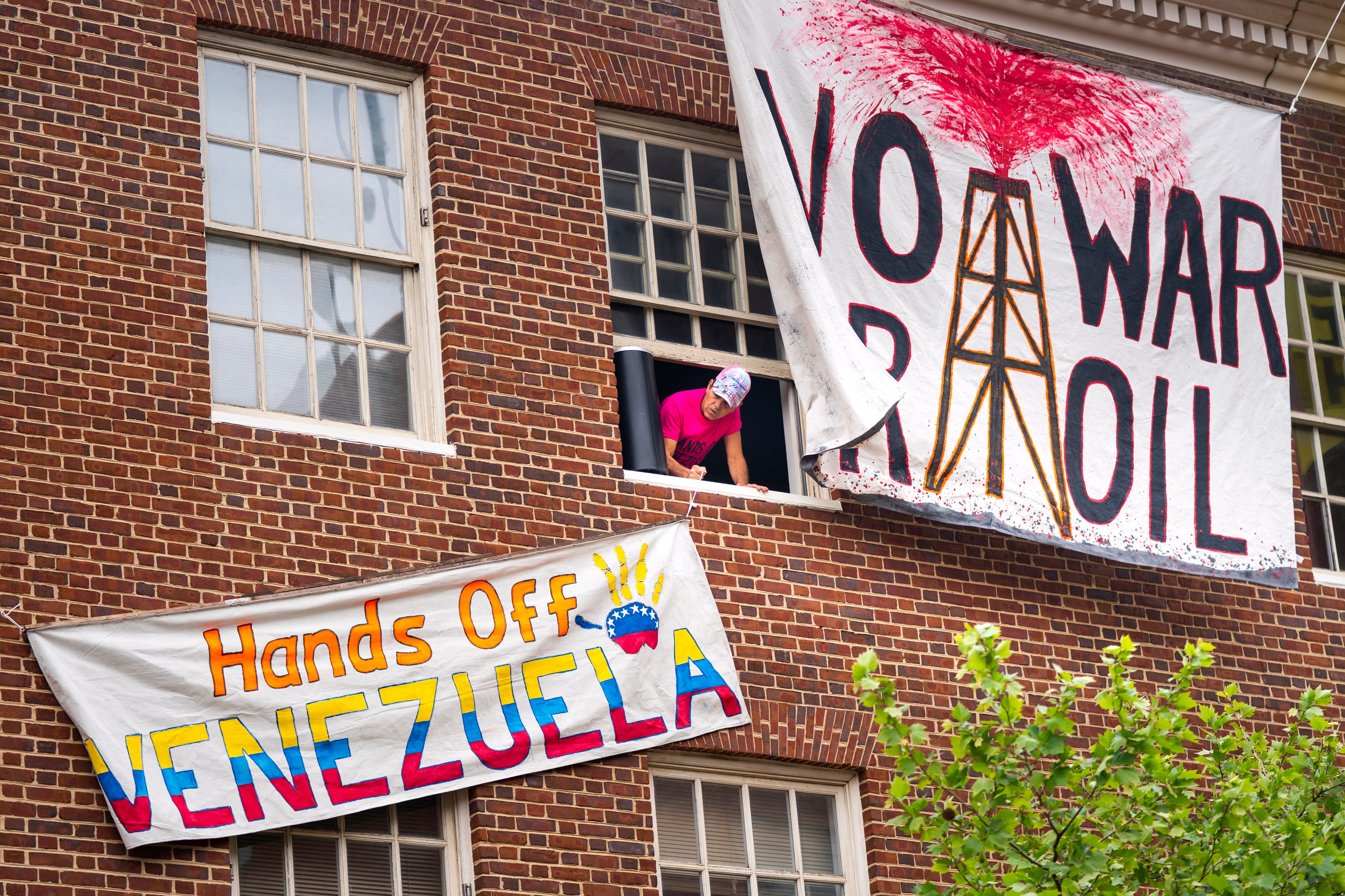 Activists Occupy Venezuelan Embassy In Confrontation Over Trump Policy