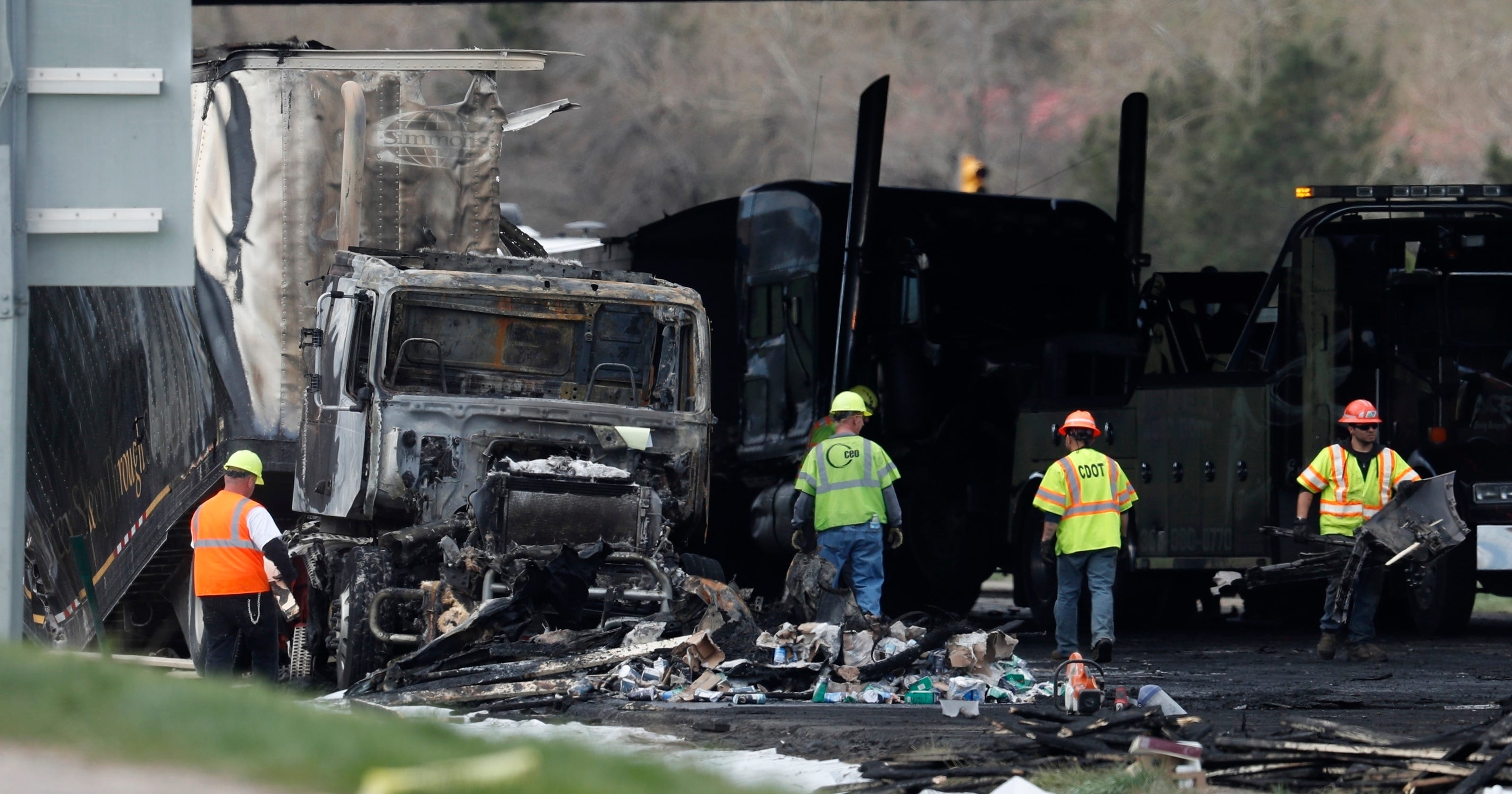 4 people killed in fiery crash near Denver