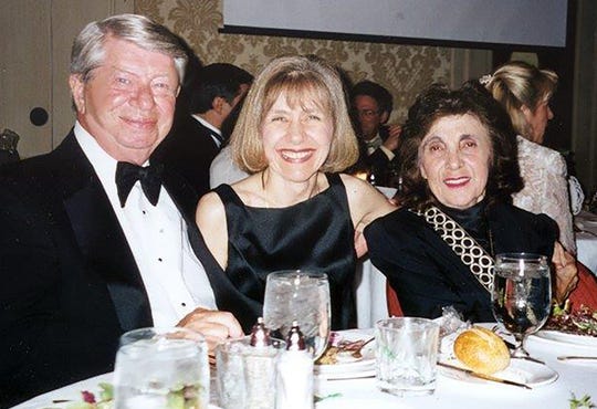 Dr. Eva Feldman is pictured with her parents, George and Margherita Feldman.