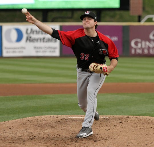 Casey Mize plays in his debut with Double-A Monday in Altoona, Pennsylvania.