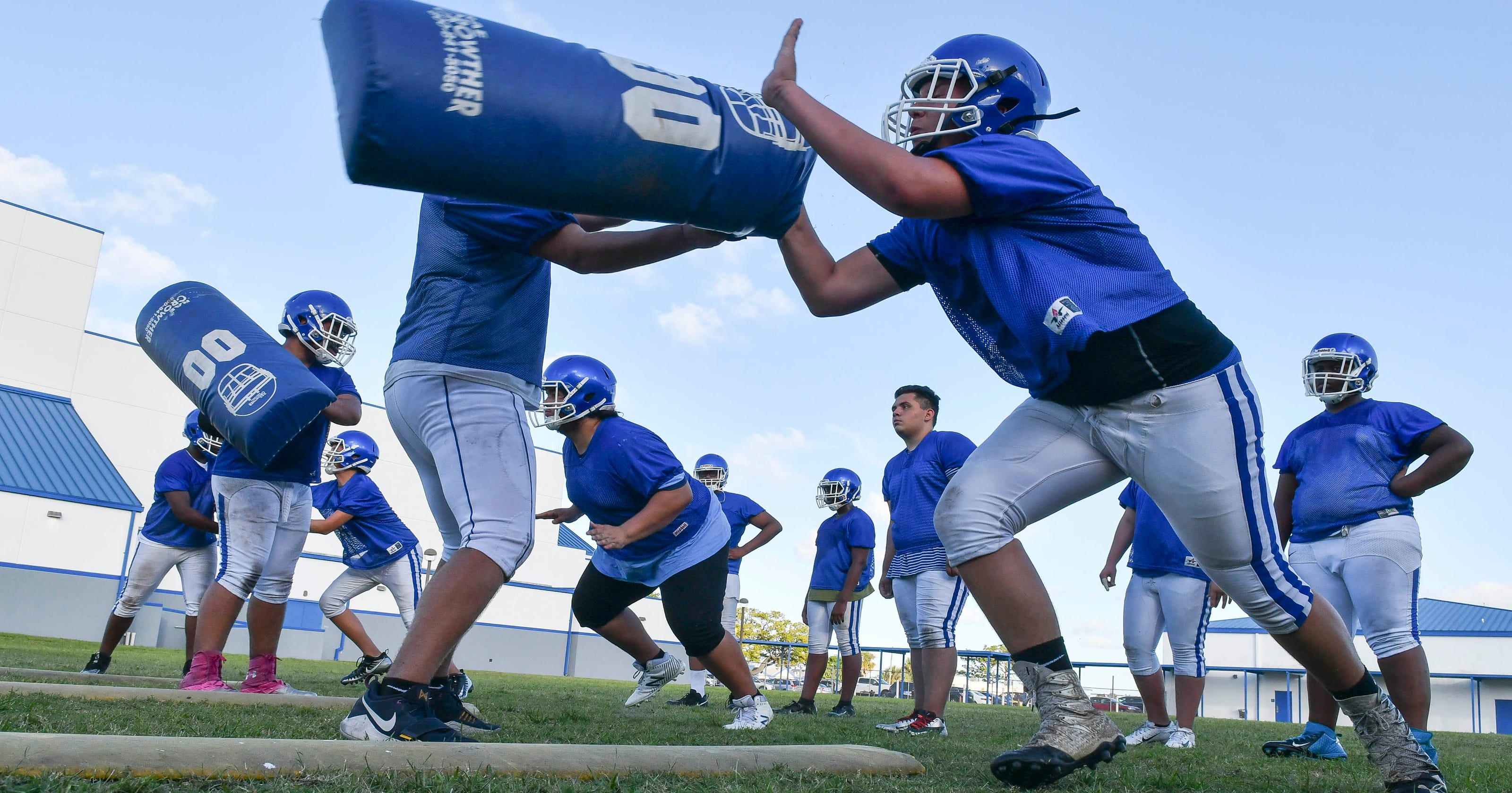 High school football practice opens in Brevard