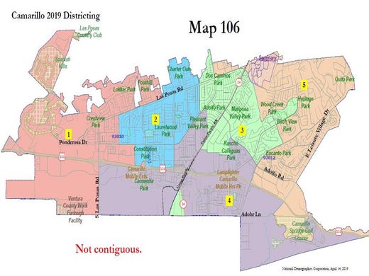 Deadline for proposed Camarillo voting district maps set for May 9