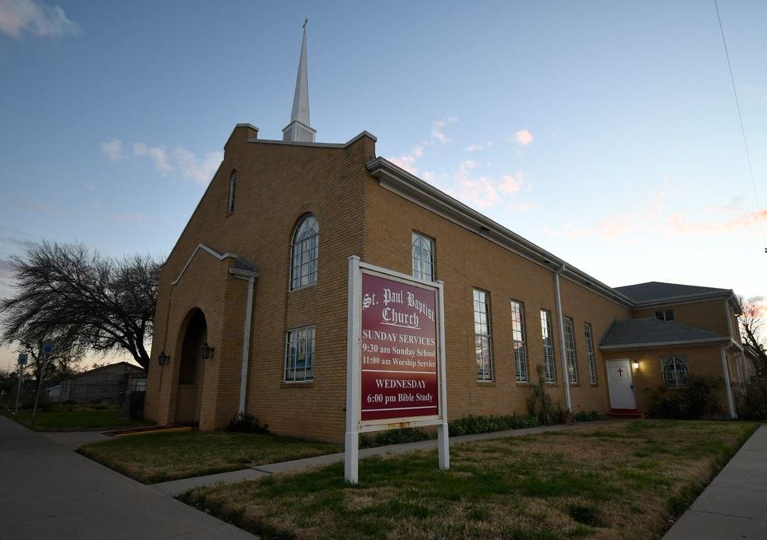 San Angelo's St. Paul Baptist Church Established In 1896.