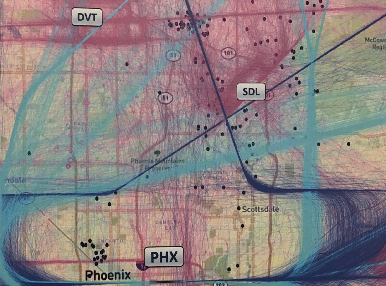 Faa Flight Path Map Kyrsten Sinema Writes Faa About Scottsdale Flight Path Noise Complaints