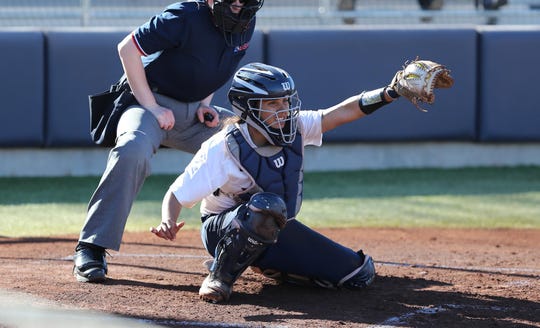 UTEP catcher Linda Garcia is hitting .308 after the Miners and is the reigning Conference USA player of the week