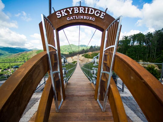 SkyBridge Gatlinburg now open in Tennessee - how to cross the bridge