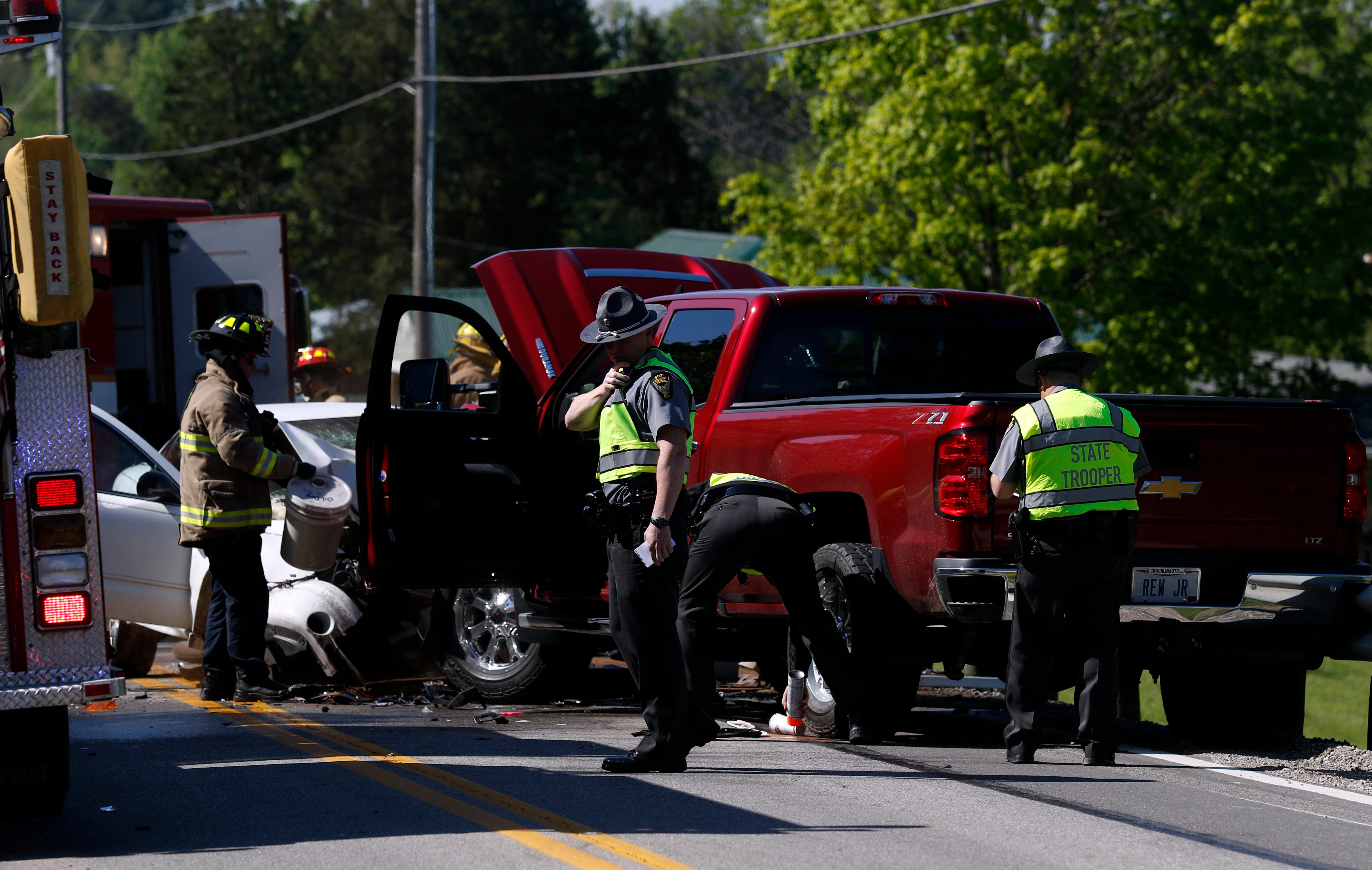 Two Injured In Three-vehicle Crash On Ohio 159