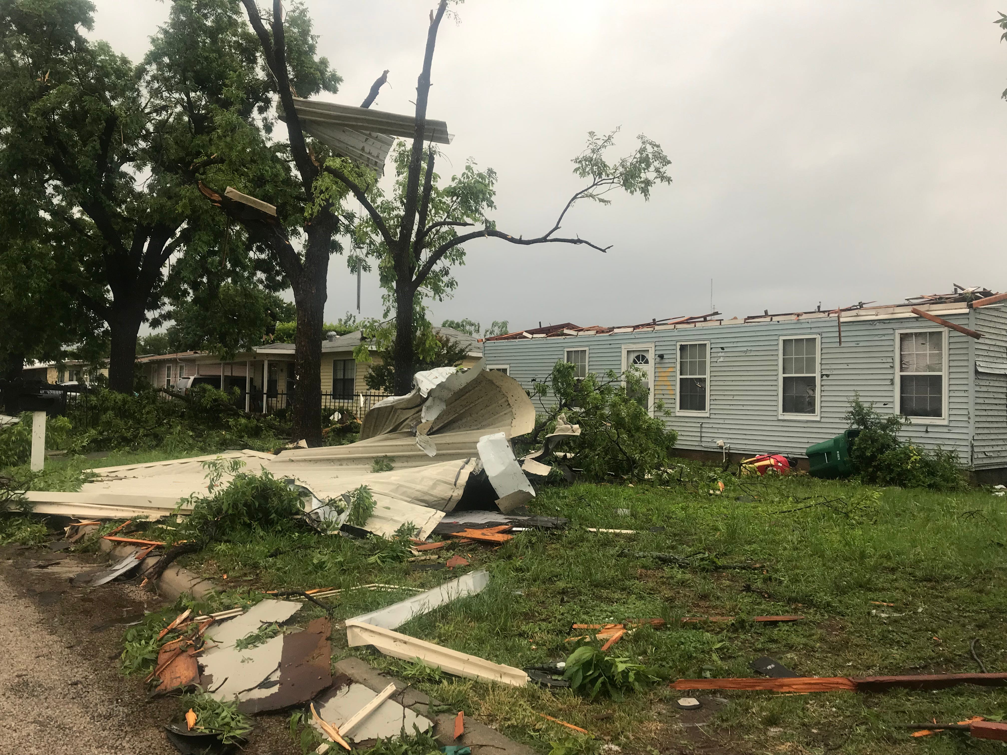 Video Heavy Storms and tornado devastate San Angeloarea cities