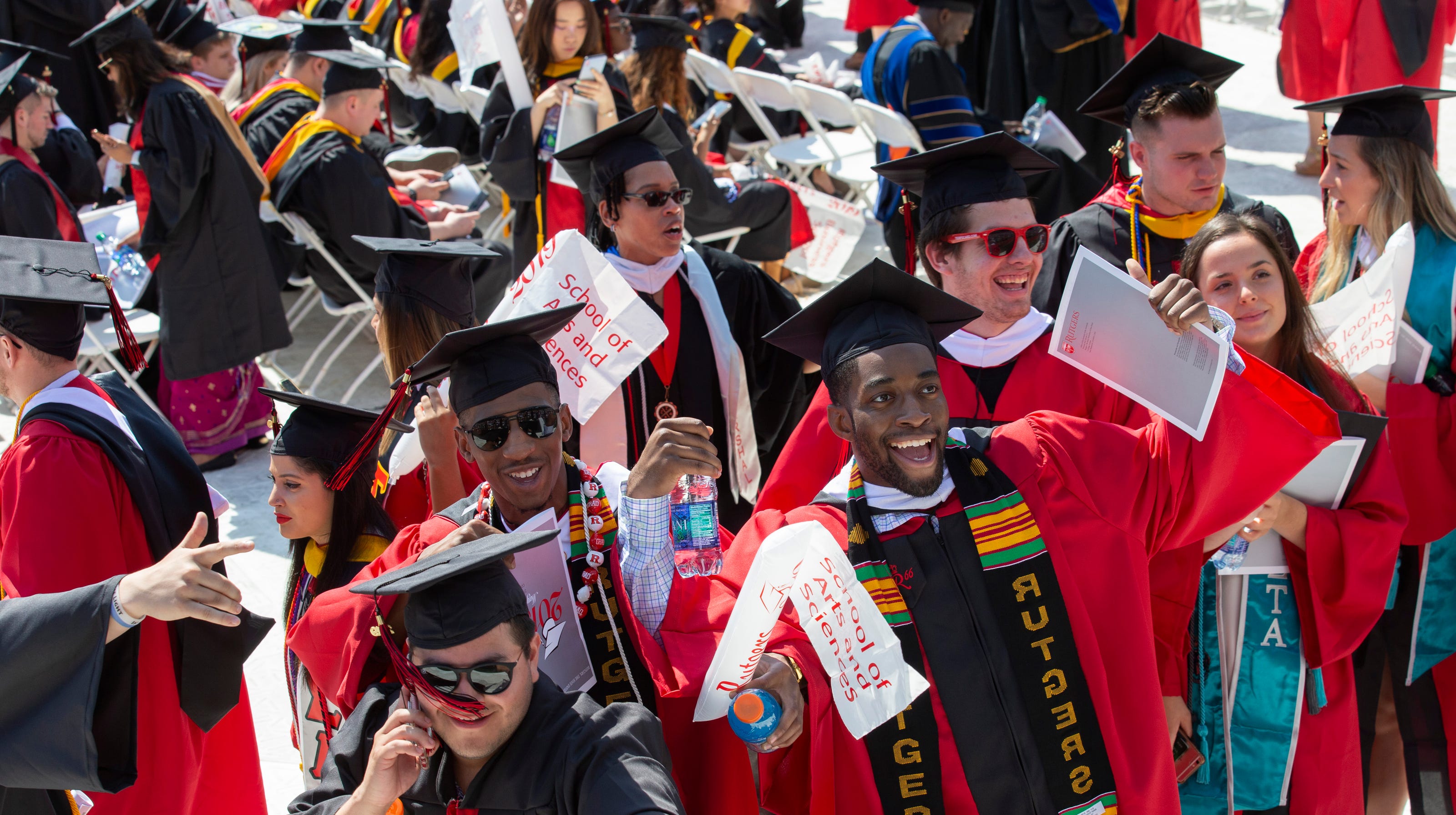 Rutgers largest class of graduates urged to 'question the status quo'