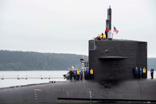 Uss Michigan Among Nations 4 Guided Missile Subs Comes - 