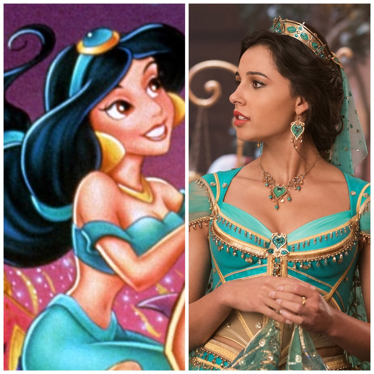 filosoof R Monografie Aladdin's new outfits: Why Jasmine doesn't bare her midriff this time