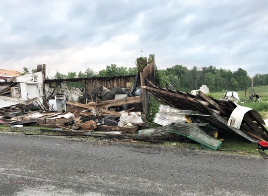 Bradford County Pa. suffers storm damage, including possible tornado