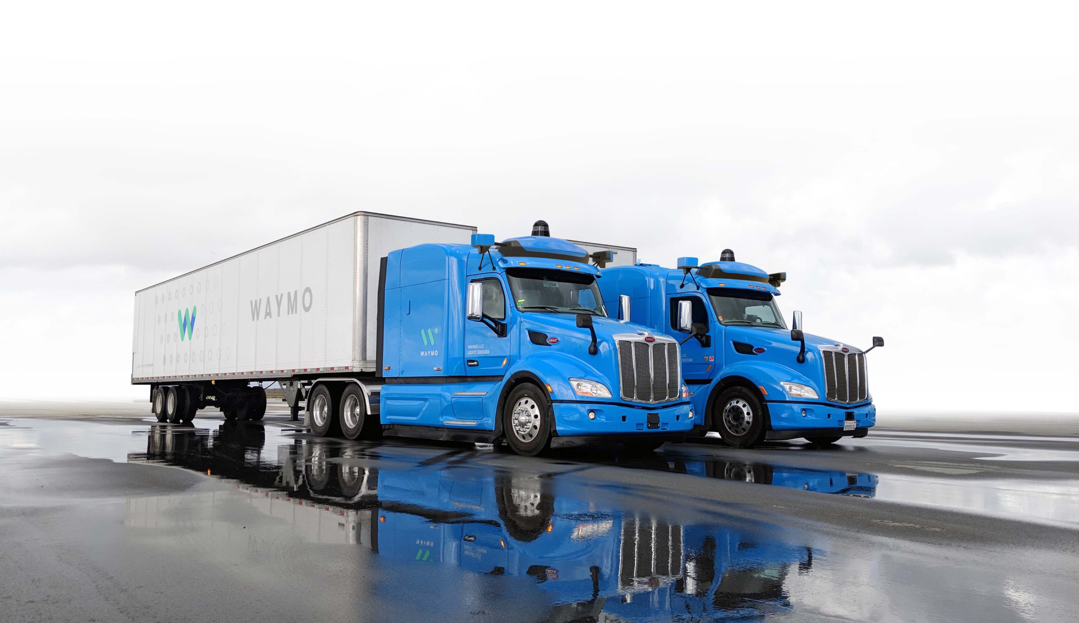 Waymo Self Driving Semitrucks Around Phoenix Area