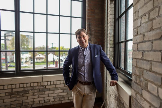 Jim Farley at The Factory at Corktown in Detroit in 2019.