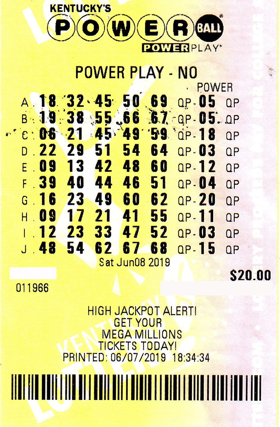 kansas powerball numbers