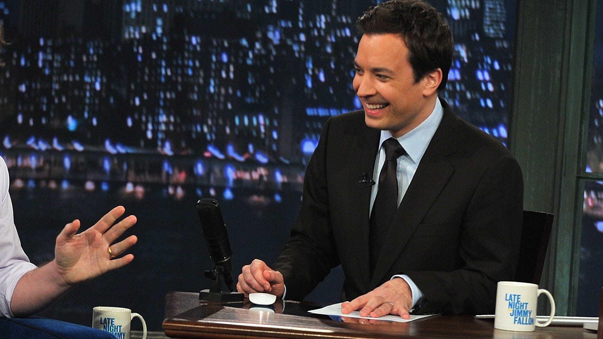 Jimmy Fallon is the first late night host to resume studio production