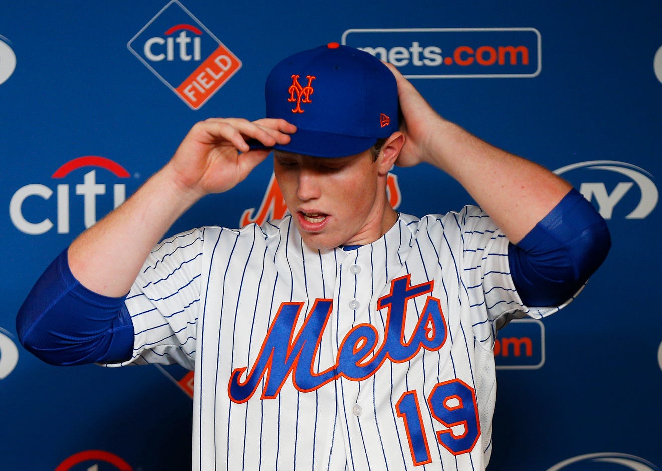 NY Mets introduce Brett Baty, first round draft pick