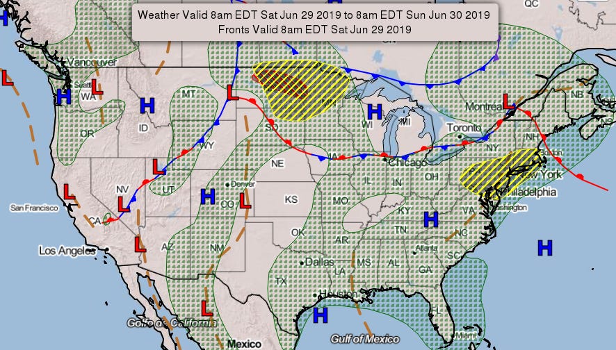 Nj Weather Severe Thunderstorm Watch Issued For Most Of The State