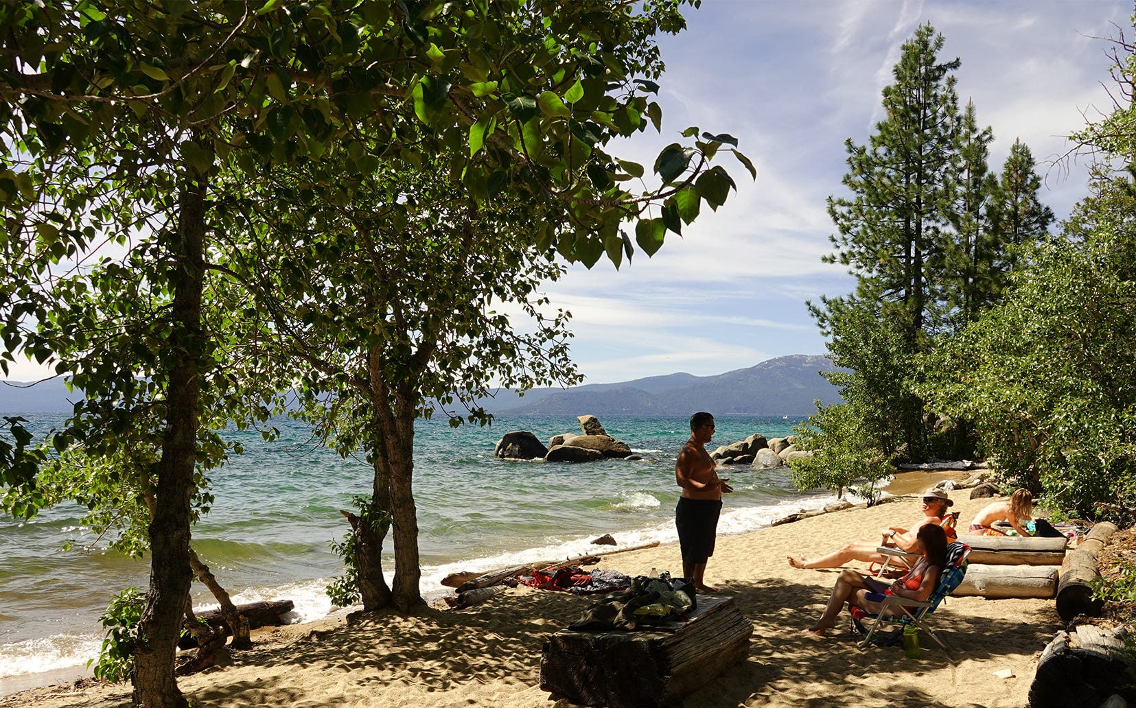 America Beach Sex - Lake Tahoe nude beach crackdown surprises naturists, beachgoers