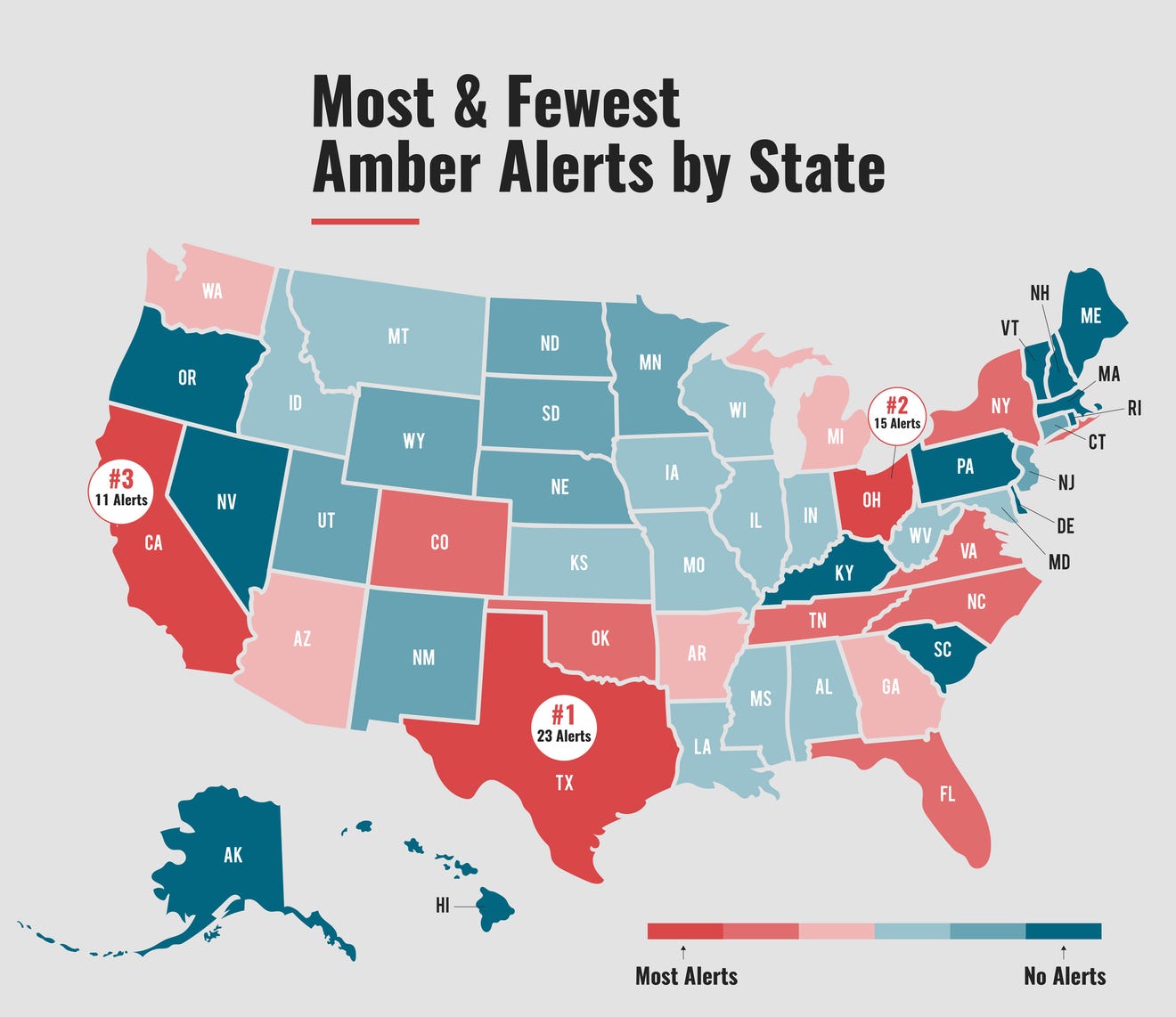 Texas leads nation in AMBER Alerts issued