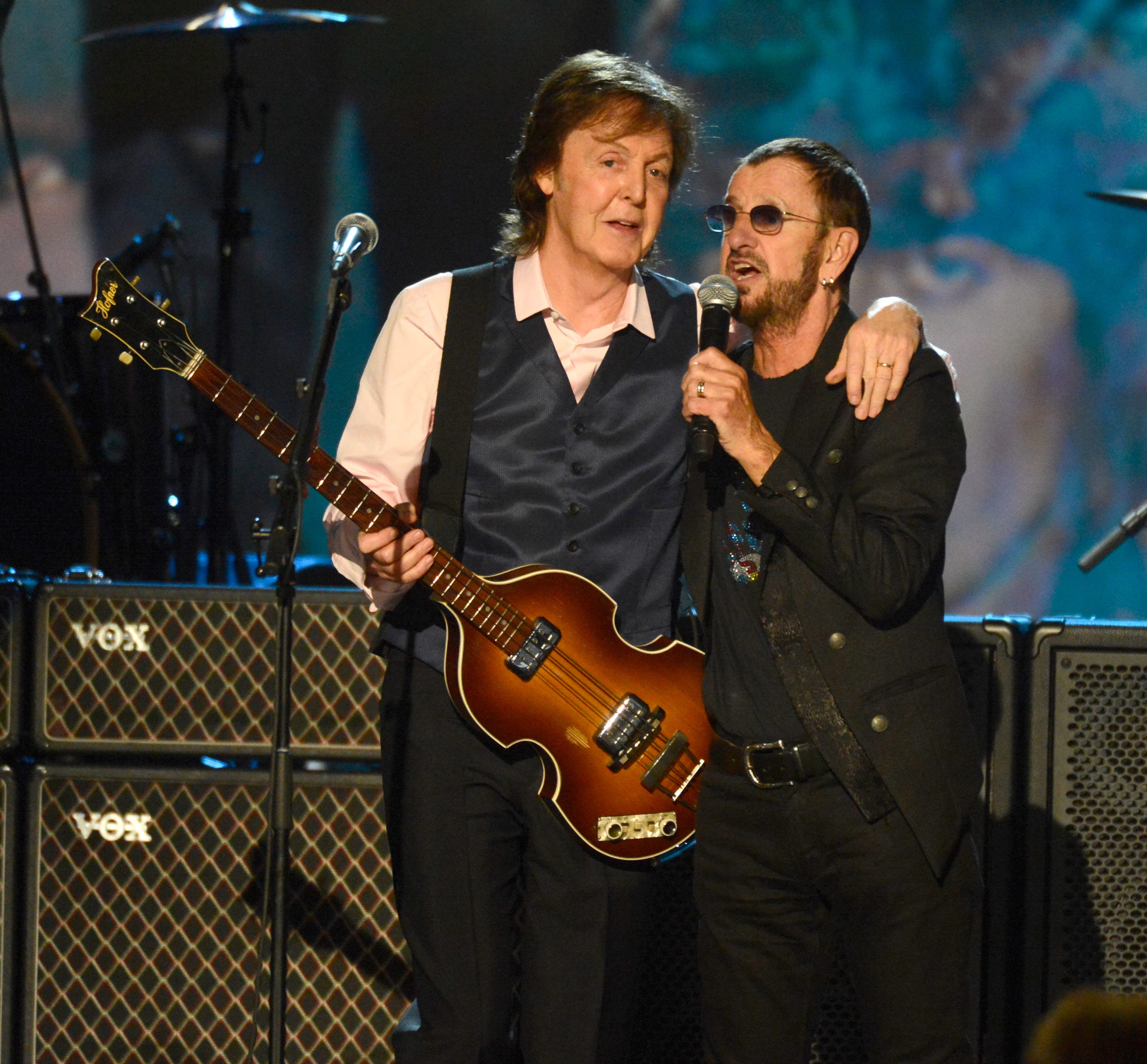 Paul McCartney Brings Out Ringo Starr For Tour Closing Beatles Reunion   682119d0 E517 4ec5 B5c2 91d7f5fde934 2PaulMcCartney RingoStarr.JPG