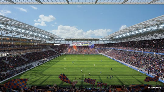 FC Cincinnati Major League Soccer Stadium unveiled, LED ...