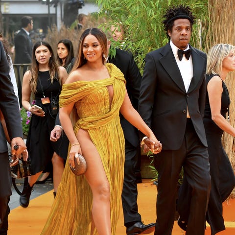 Beyonce Knowles-Carter and Jay-Z attend the...