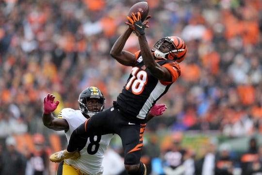 Bengals re-signed wide receiver Tyler Boyd. A.J. Green 