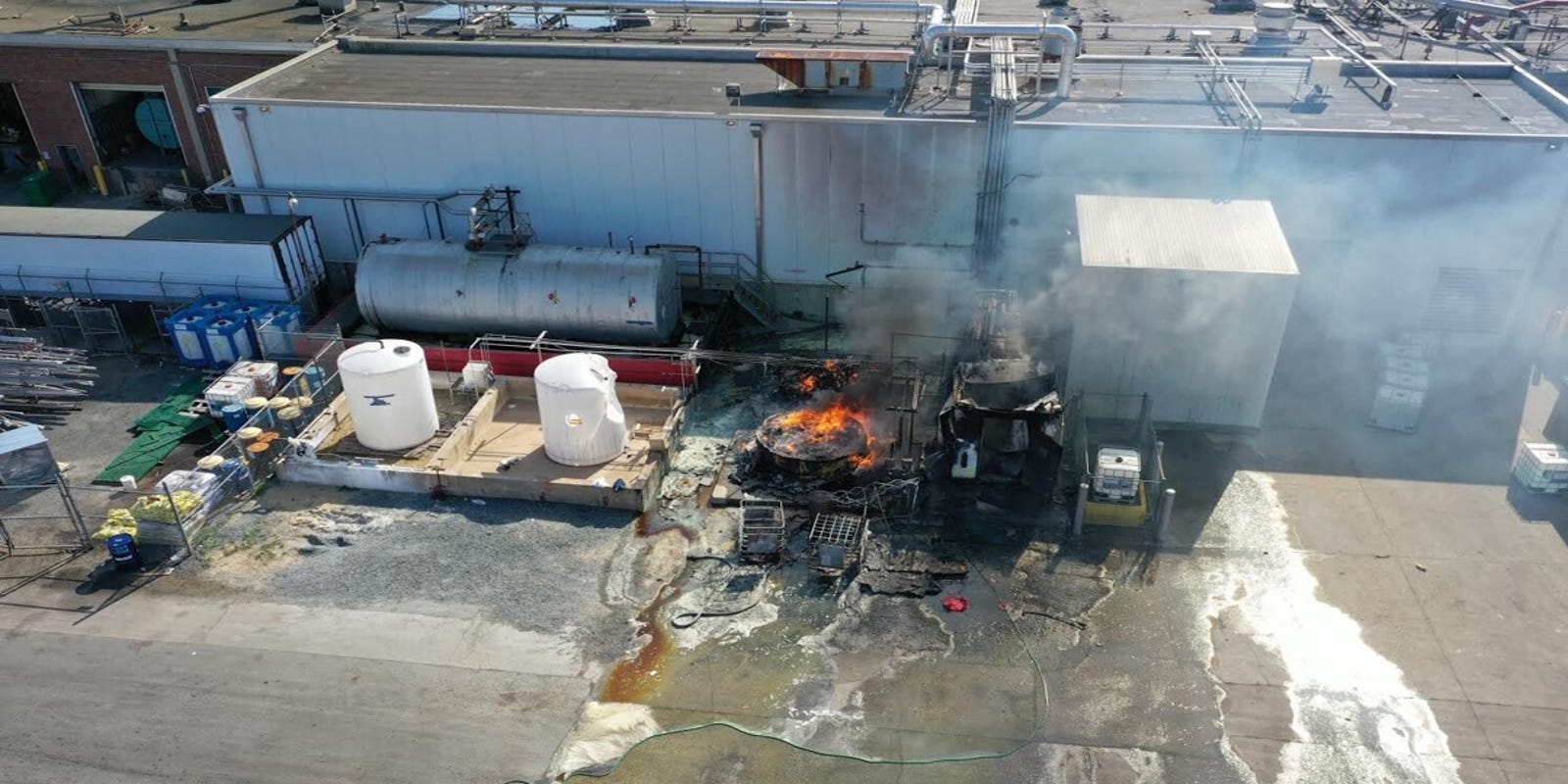 Perdue facility fire had 'multiple explosions, but site up and running