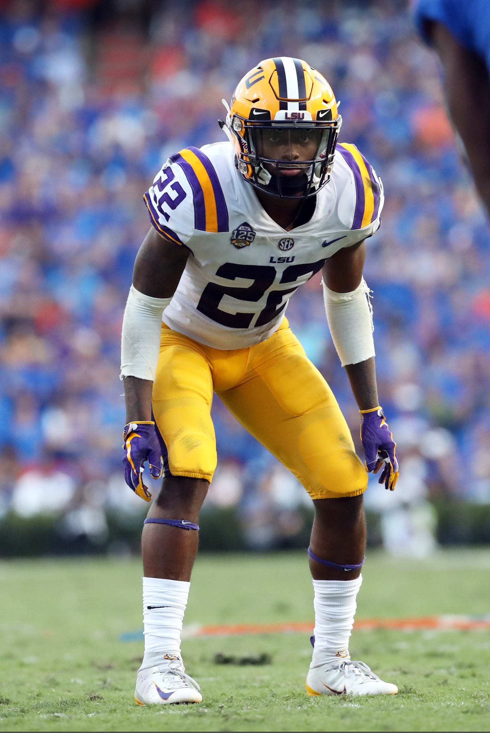 A look at LSU Tigers football defensive back Kristian Fulton