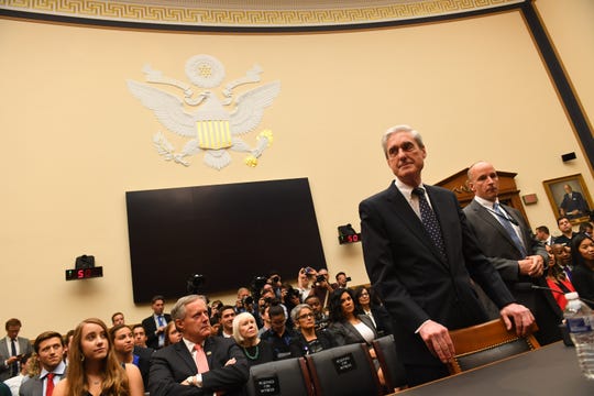 Former Special Counsel Robert S. Mueller, III arrives for the House Intelligence Committee hearing on the 'Investigation into Russian Interference in the 2016 Presidential Election.’ Mueller, who investigated alleged Russian interference during the 2016 presidential election, said in May that his report "speaks for itself."--