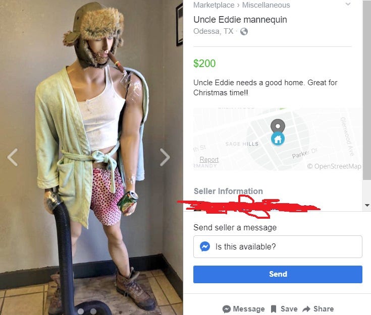 13 Weird Items For Sale On Facebook Marketplace