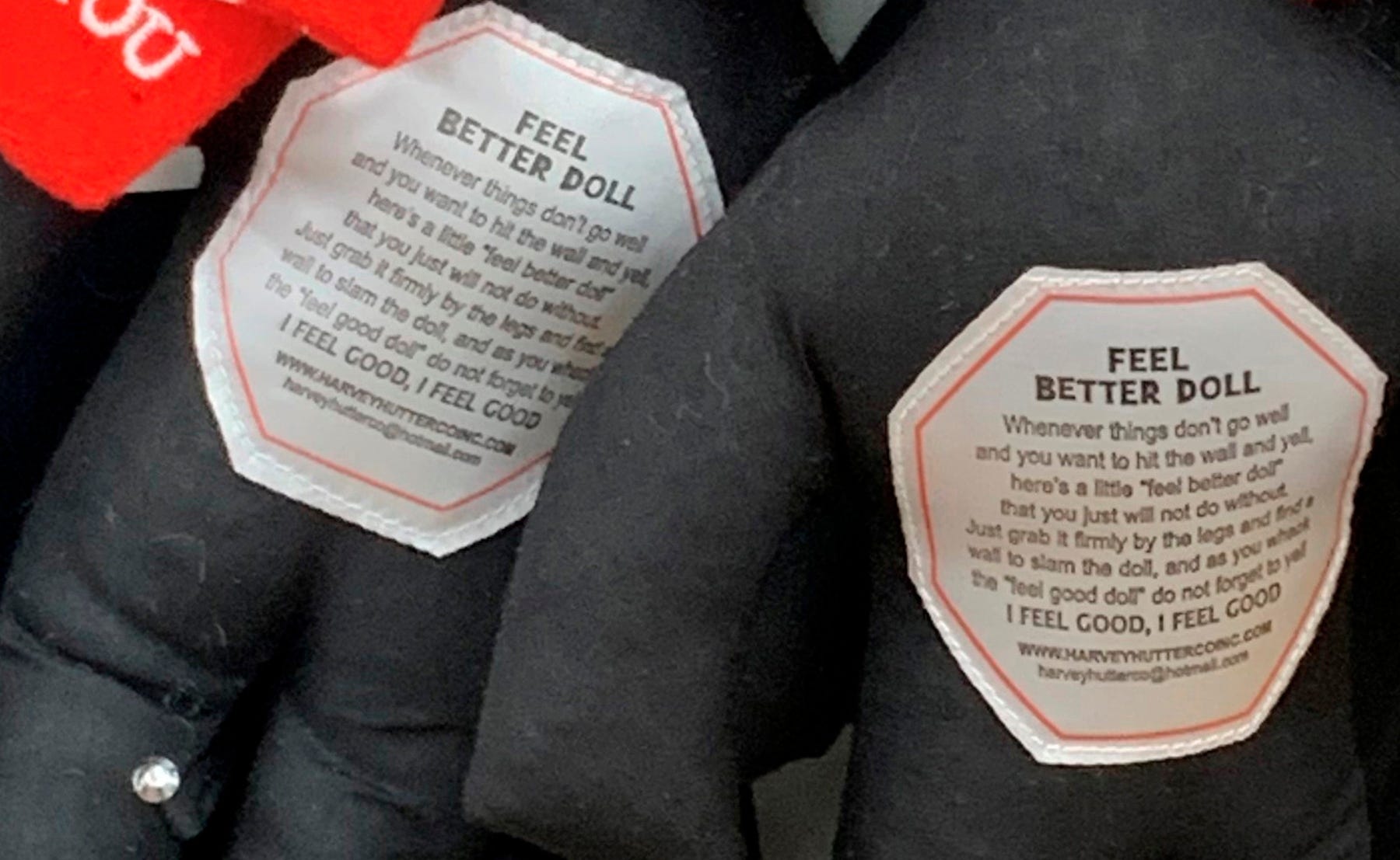 black feel better doll