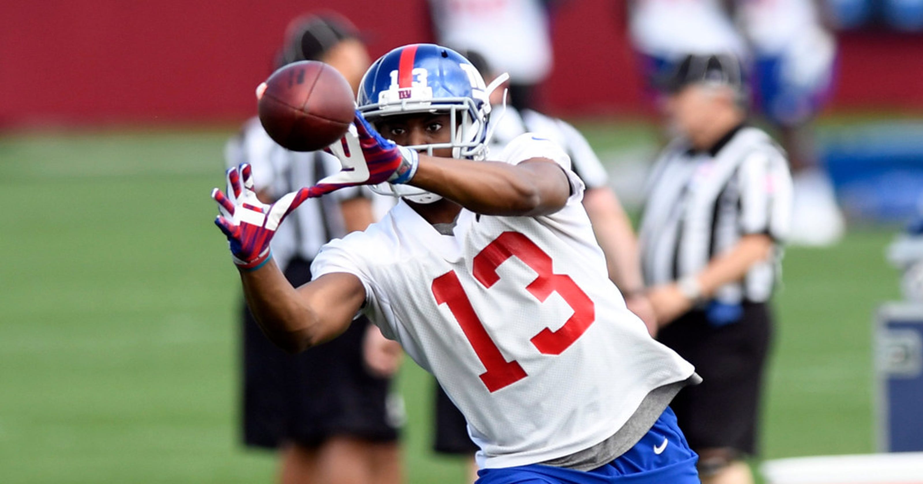 Reggie White Jr. Inside NY Giants rookie WR's whirlwind start to camp