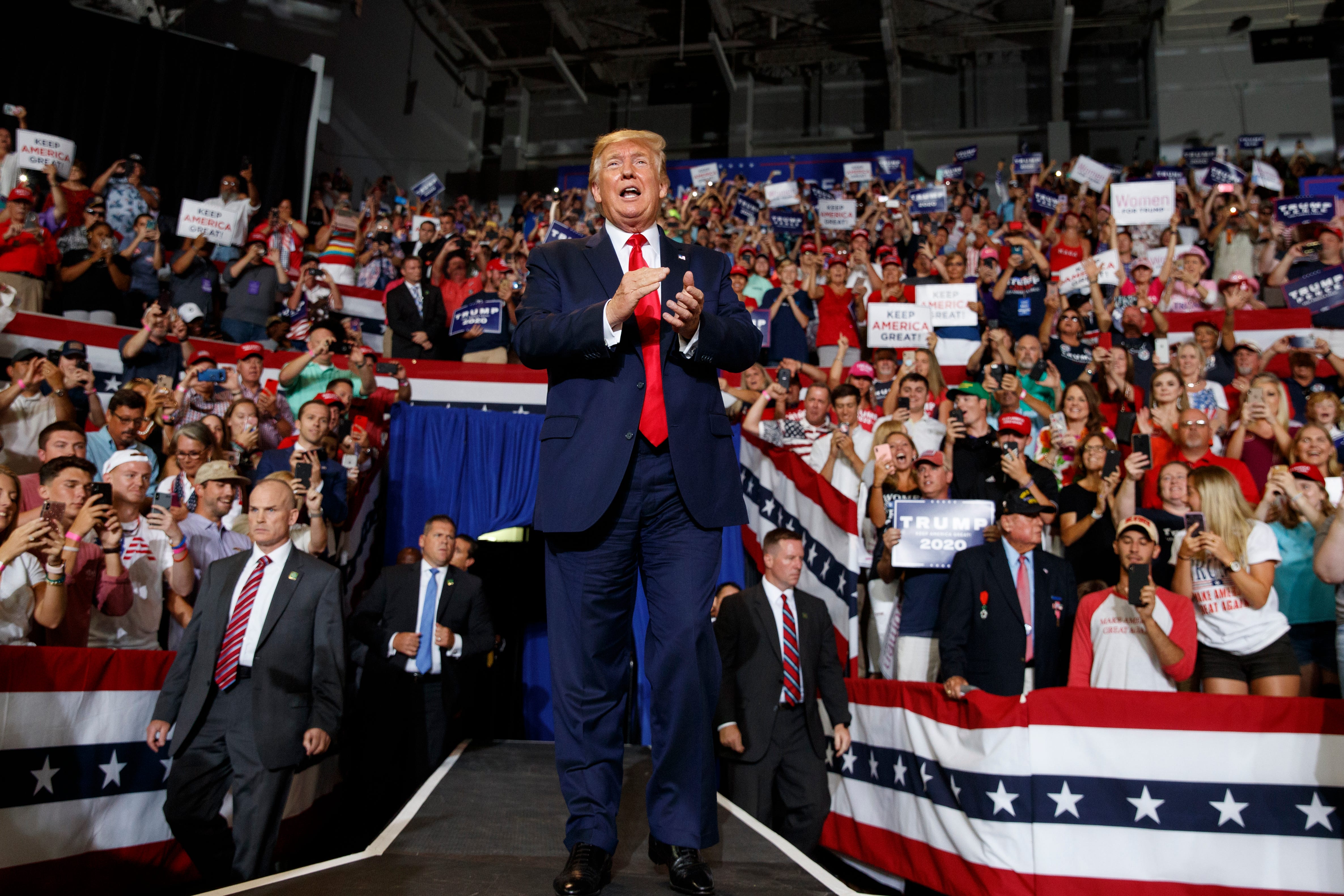 Scenes From President Donald Trump’s 2020 Campaign Rallies