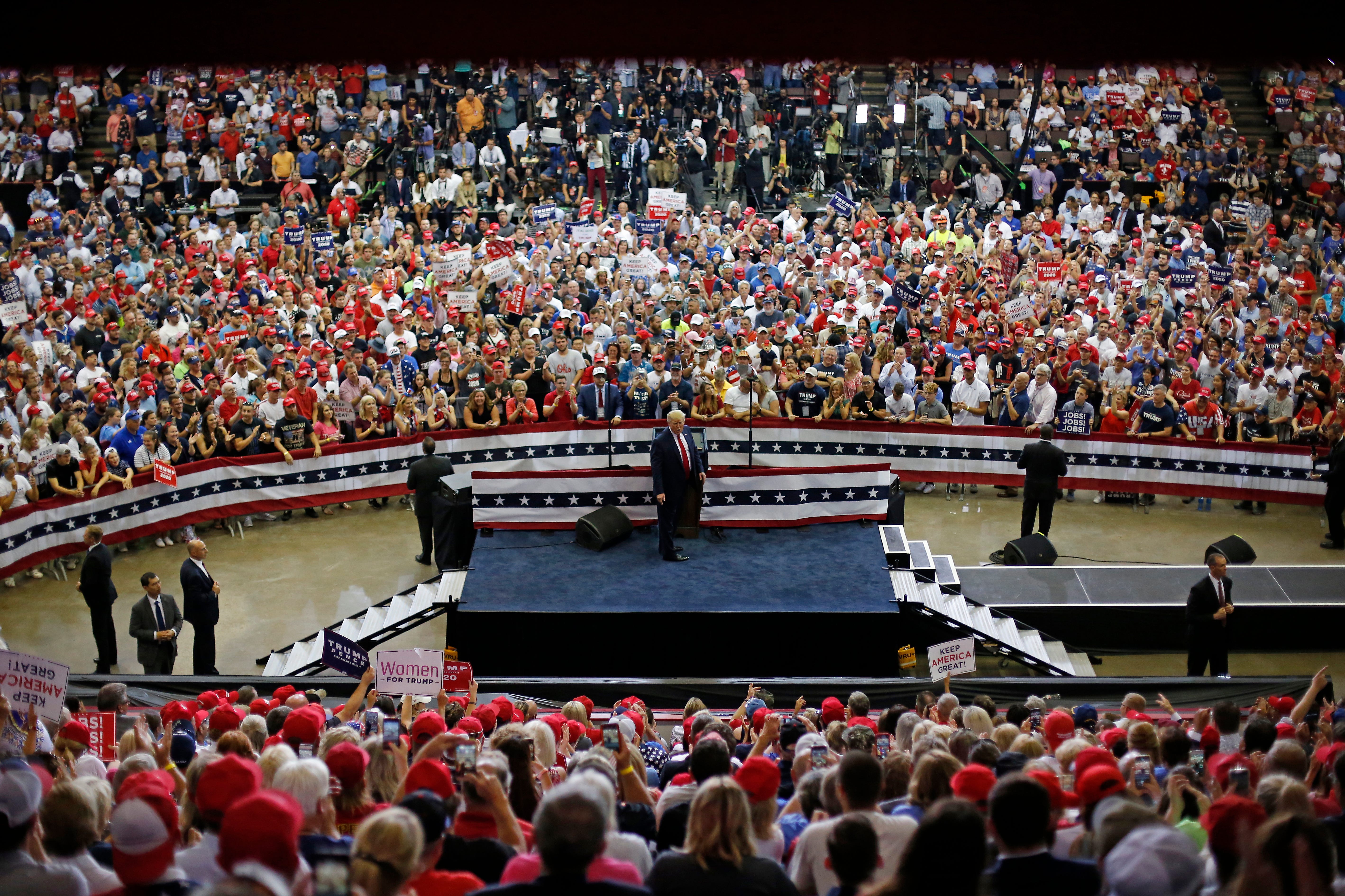 Scenes From President Donald Trump’s 2020 Campaign Rallies