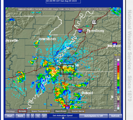 Flash Flood Warning Issued For Portions Of Tennessee, Mississippi