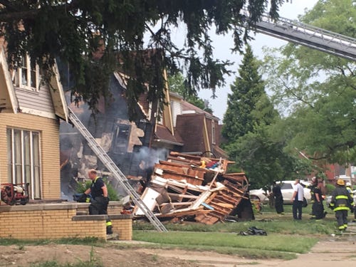 Fire department: Gas leak caused Detroit house explosion