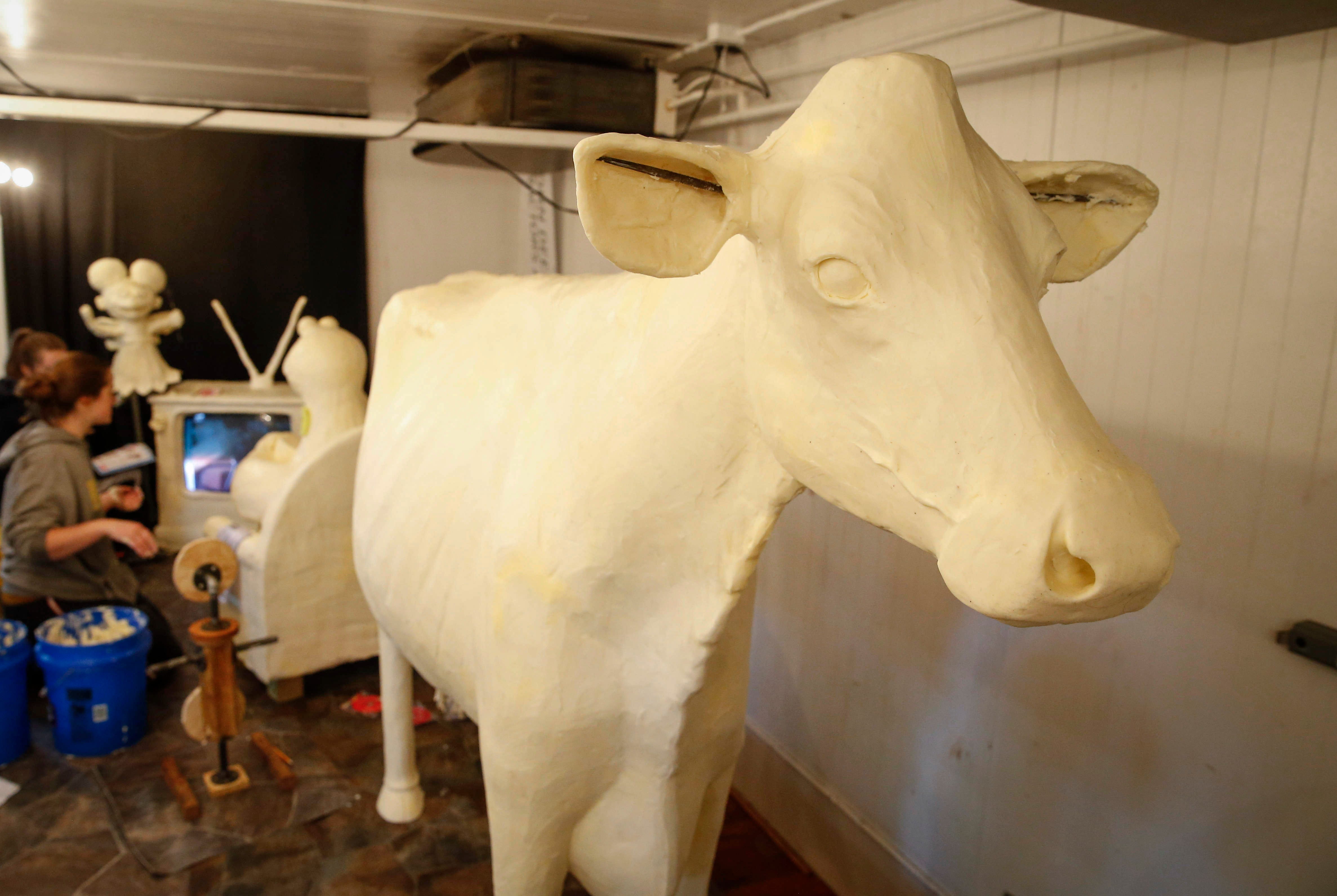 Iowa State Fair 2020 We made a butter sculpture at home