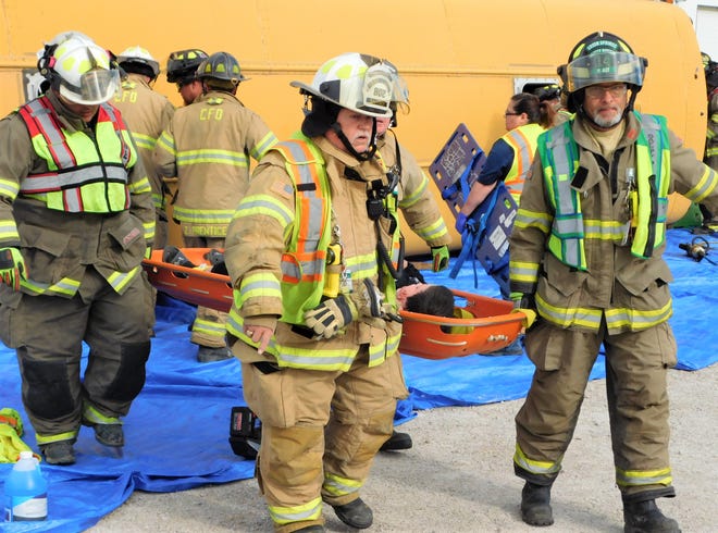 Bus rollover drill provides training for emergency, school staff