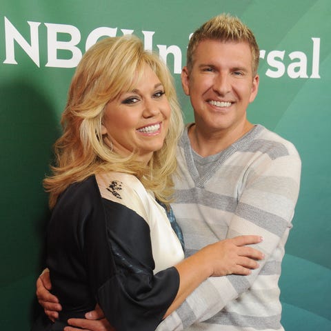 TV personalities Julie Chrisley and Todd Chrisley 