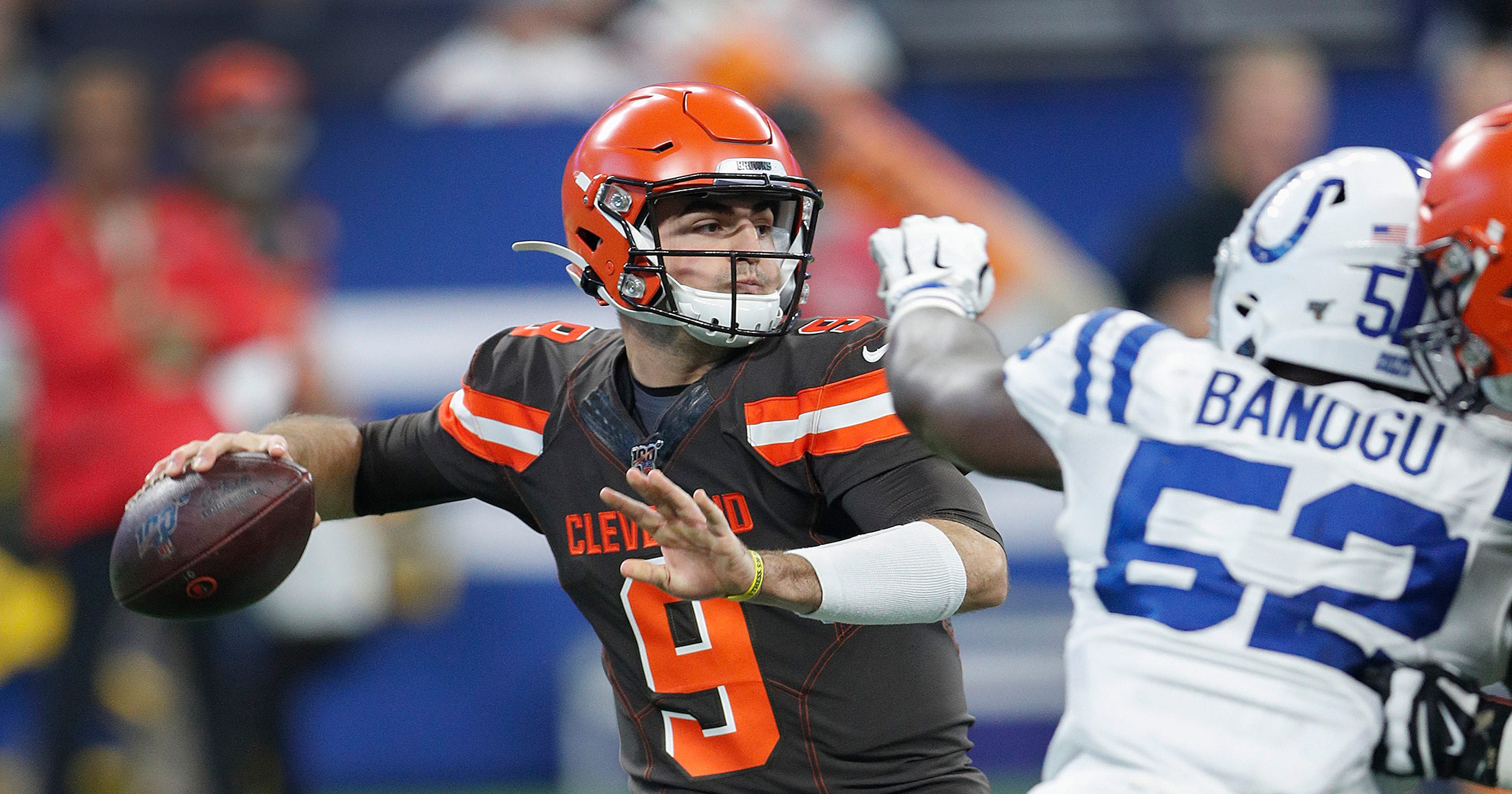 Ex-Boilermaker QB David Blough leads Browns to win over Colts