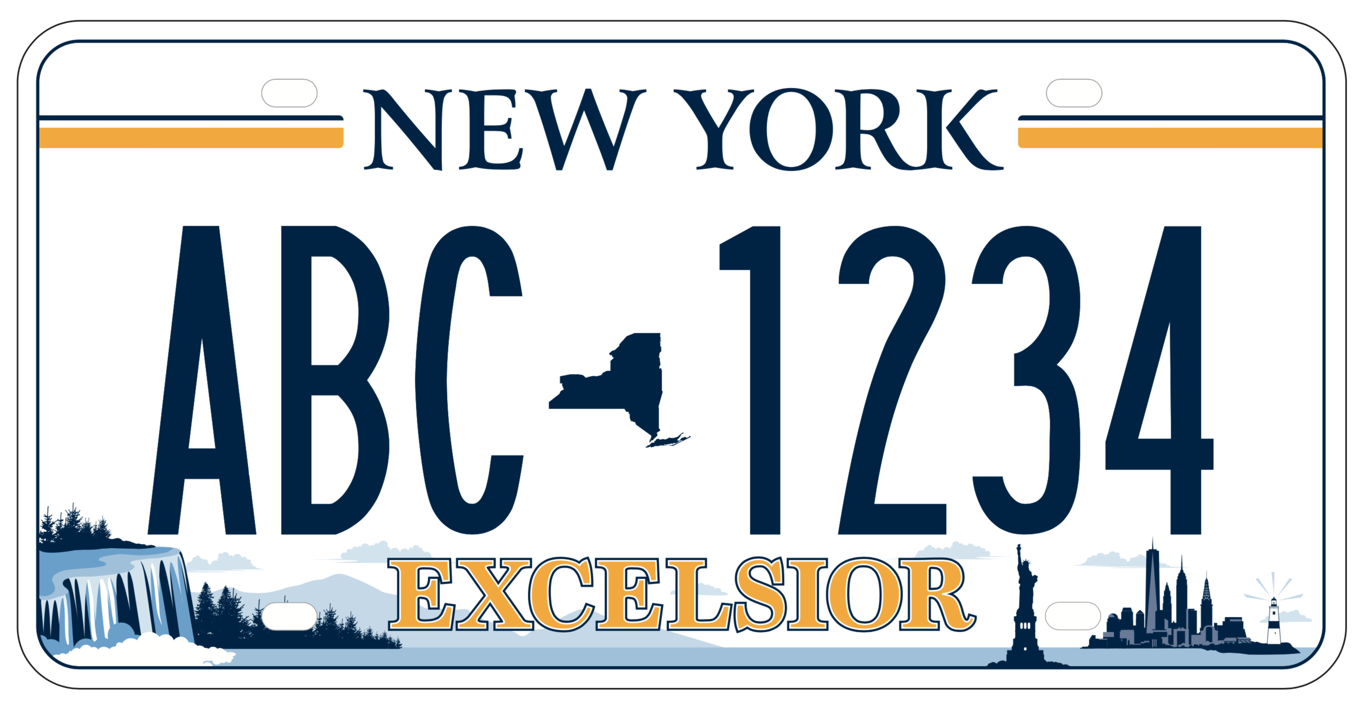 New York's new license plates finally 