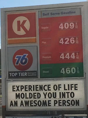 Gas prices drop cents at 76 Circle
