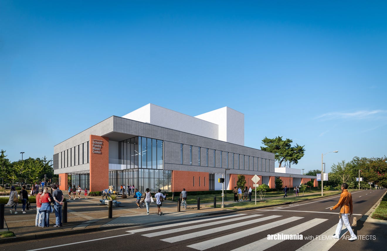 University of Memphis applies for 35 million permit for new music center