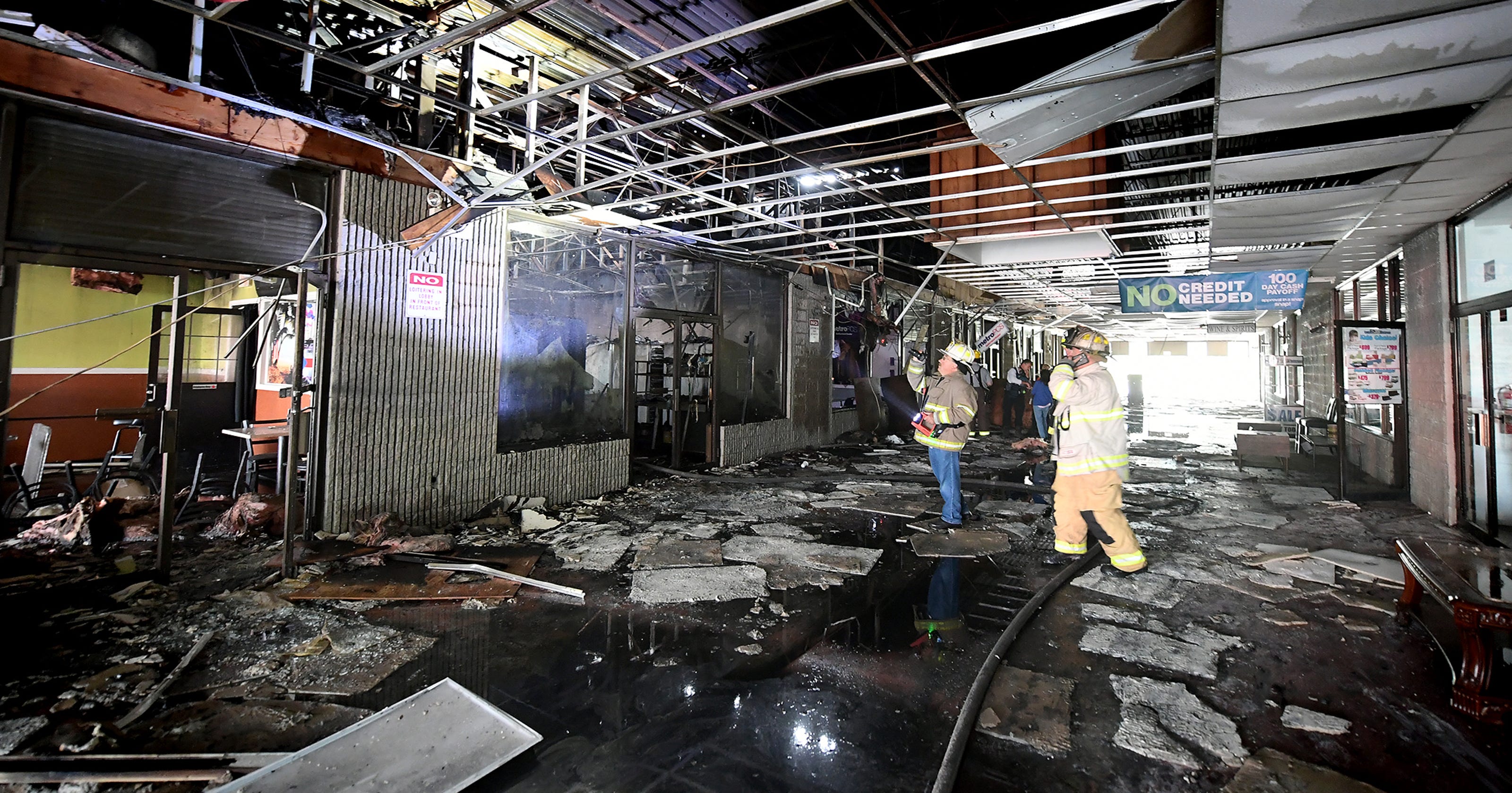 York City fire officials Yorktown Mall stores unsafe after Friday