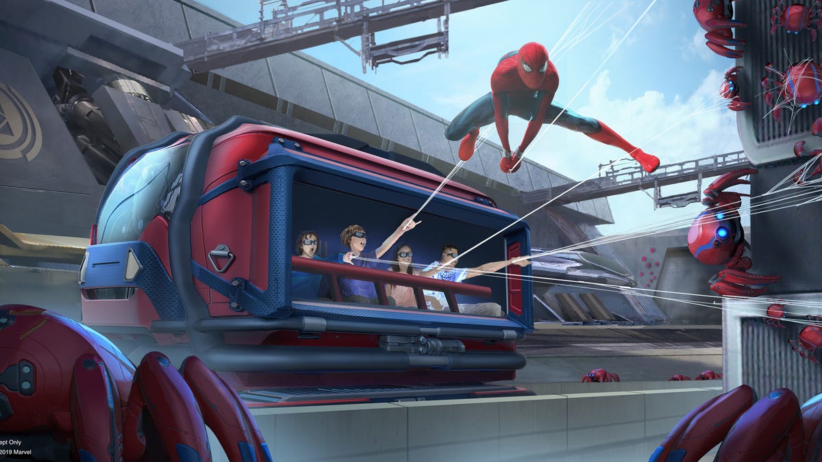 New Mickey And Minnie Spider Man Rides Announced For Disneyland Parks