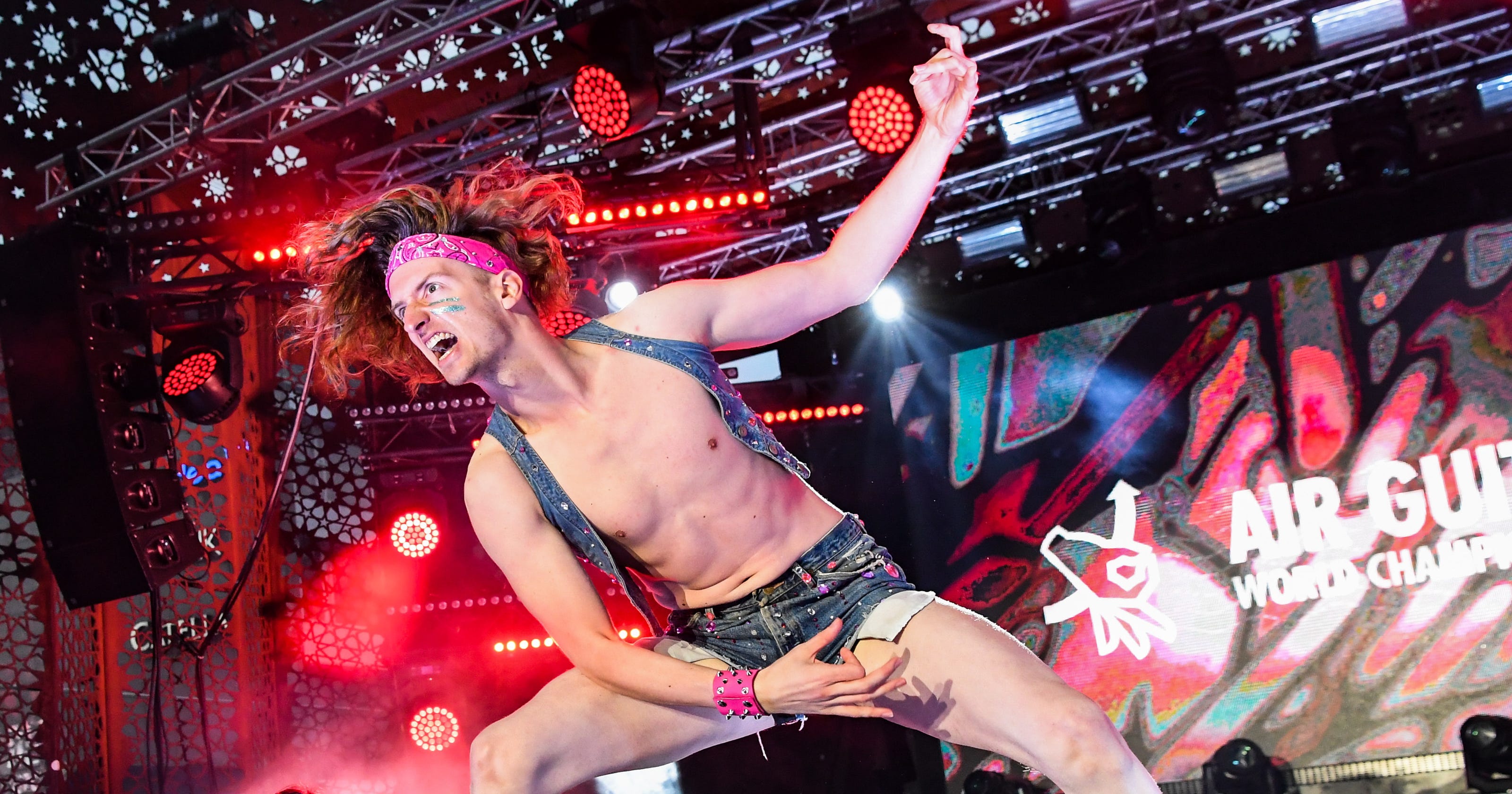 U.S. contestant takes the crown at Air Guitar World Championships