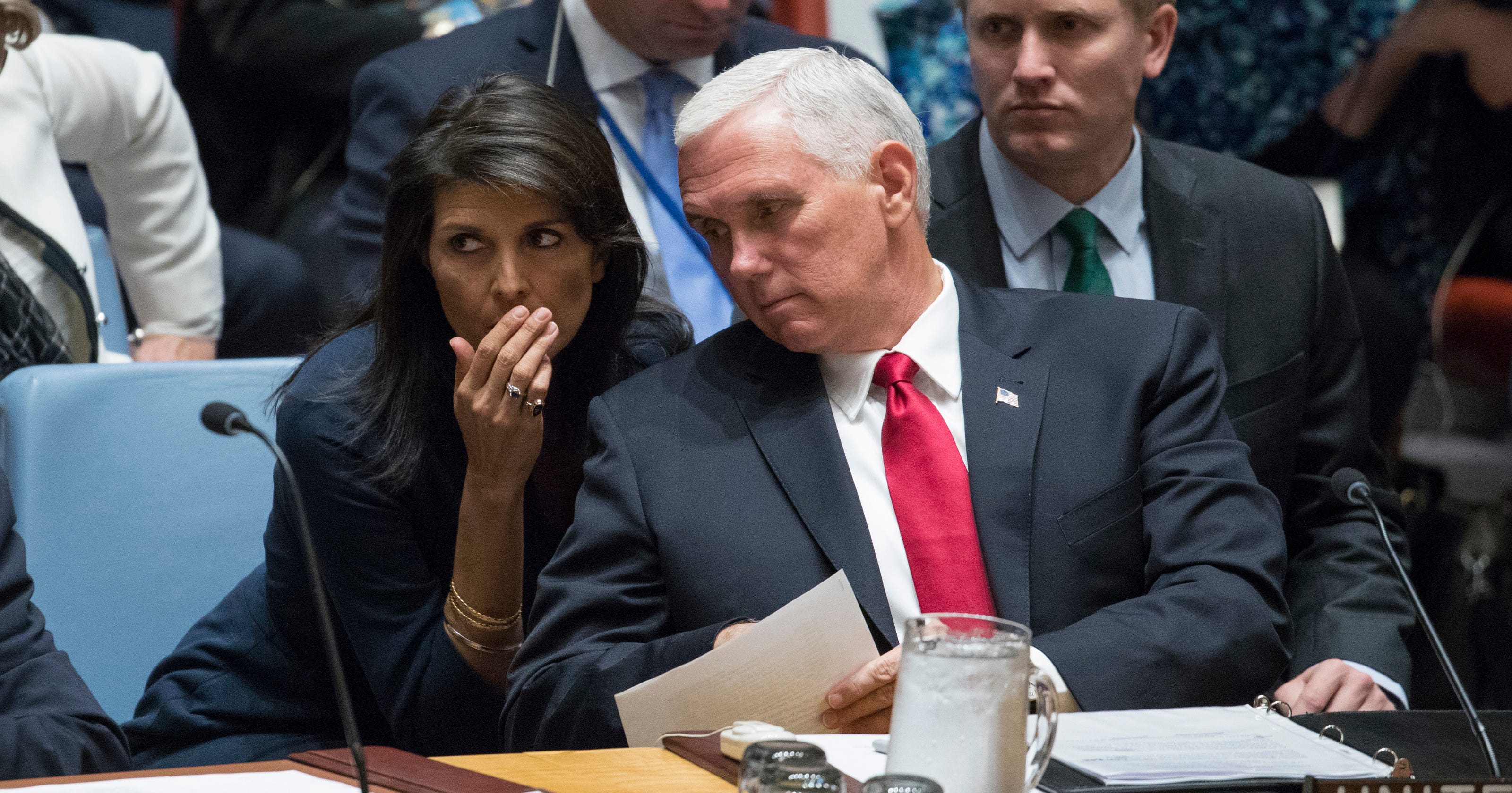 Vice President Mike Pence Dismisses Talk Of A Rivalry With Nikki Haley