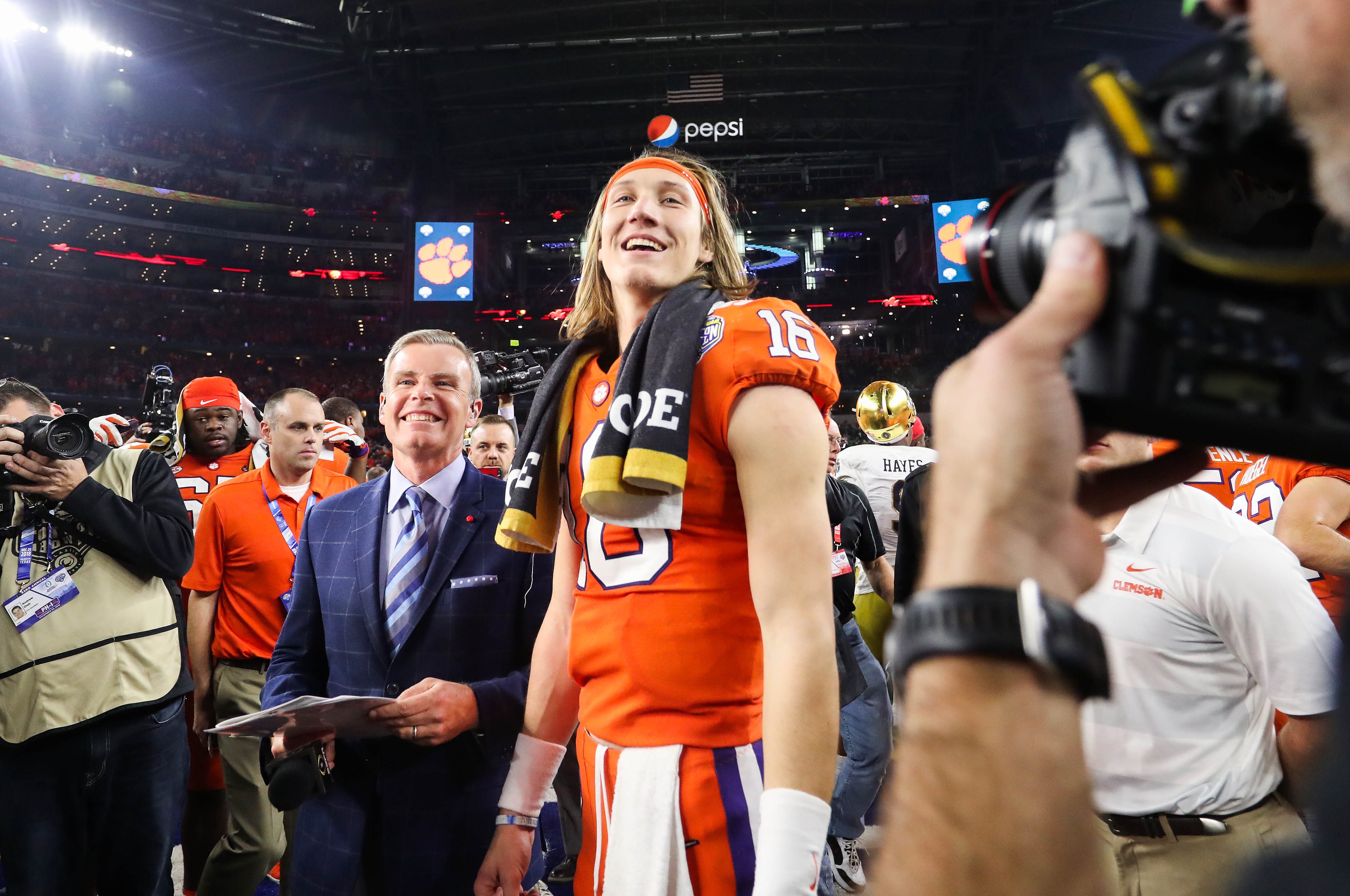 Clemsons Trevor Lawrence Adjusts To Life As Face Of College